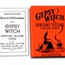 Gypsy Witch Fortune Telling Playing Cards