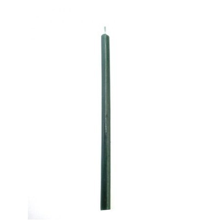 Натуральная восковая свеча 10 см (сине-зеленая), 1 шт