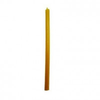 Натуральная восковая свеча 10 см (желтая), 1 шт