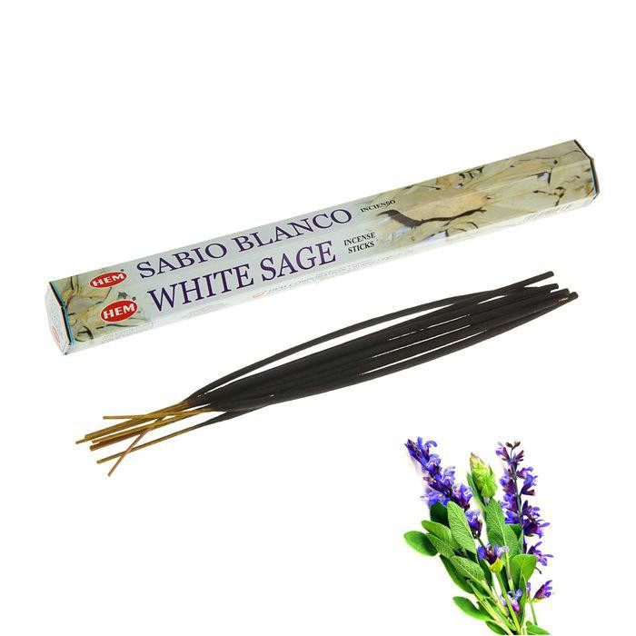 Ароматические палочки White Sage (Белый шалфей) купить – Благовония