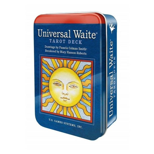 Universal Waite Tarot in tin
