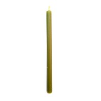 Натуральная восковая свеча 10 см (зеленая), 1 шт